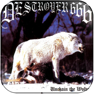 Destroyer 666 Unchain The Wolves Album Cover Sticker