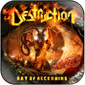 Destruction Day Of Reckoning Album Cover Sticker Destruction Day Of Reckoning Album Cover Sticker