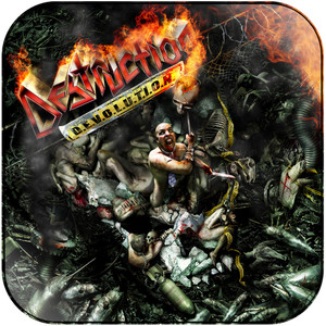 Destruction Devolution Album Cover Sticker Destruction Devolution Album Cover Sticker