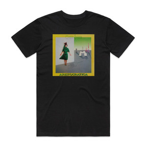 Matia Bazar Aristocratica Album Cover T-Shirt Black