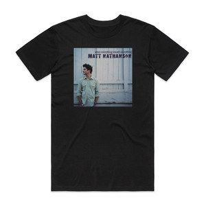 Matt Nathanson When Everything Meant Everything Album Cover T-Shirt Black Matt Nathanson When Everything Meant Everything Album Cover T-Shirt Black