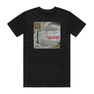 Mount Eerie Sauna Album Cover T-Shirt Black Mount Eerie Sauna Album Cover T-Shirt Black
