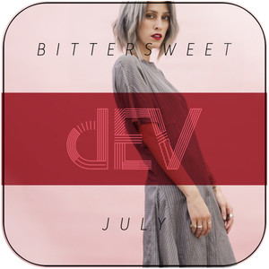 Dev Bittersweet July Album Cover Sticker Dev Bittersweet July Album Cover Sticker