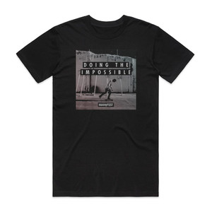 Manafest Doing The Impossible Album Cover T-Shirt Black Manafest Doing The Impossible Album Cover T-Shirt Black