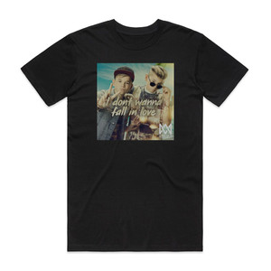 Marcus and Martinus I Dont Wanna Fall In Love Album Cover T-Shirt Black