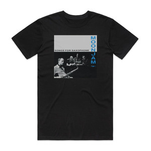 Moonjam Songs For Saxophone Album Cover T-Shirt Black Moonjam Songs For Saxophone Album Cover T-Shirt Black