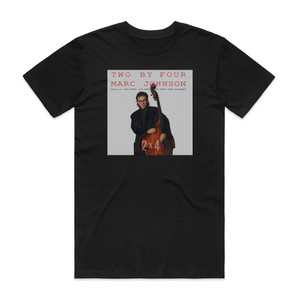 Marc Johnson Two By Four Two By Four Album Cover T-Shirt Black