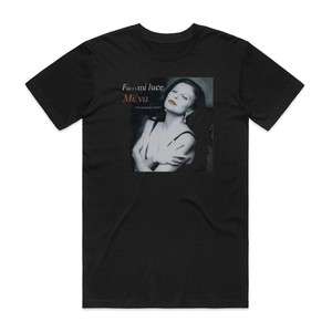 Milva Fammi Luce Album Cover T-Shirt Black