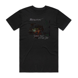 Mithotyn Gathered Around The Oaken Table Album Cover T-Shirt Black