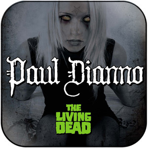 Paul DiAnno The Living Dead Album Cover Sticker Paul DiAnno The Living Dead Album Cover Sticker