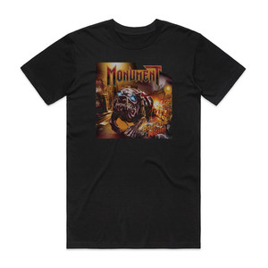 Monument Rock The Night Album Cover T-Shirt Black Monument Rock The Night Album Cover T-Shirt Black