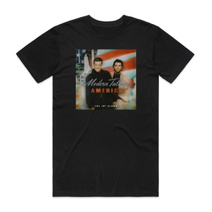 Modern Talking America The 10Th Album Album Cover T-Shirt Black Modern Talking America The 10Th Album Album Cover T-Shirt Black