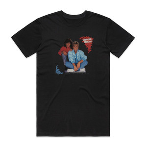 Modern Talking The 1St Album Album Cover T-Shirt Black Modern Talking The 1St Album Album Cover T-Shirt Black