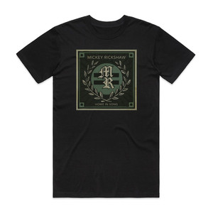 Mickey Rickshaw Home In Song Album Cover T-Shirt Black Mickey Rickshaw Home In Song Album Cover T-Shirt Black