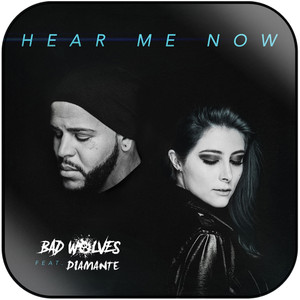Diamante Hear Me Now Album Cover Sticker Diamante Hear Me Now Album Cover Sticker