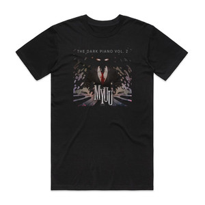 Myuu The Dark Piano Vol 2 Myuuji Remastered Album Cover T-Shirt Black Myuu The Dark Piano Vol 2 Myuuji Remastered Album Cover T-Shirt Black