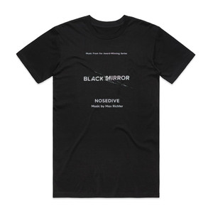 Max Richter Nosedive Album Cover T-Shirt Black Max Richter Nosedive Album Cover T-Shirt Black