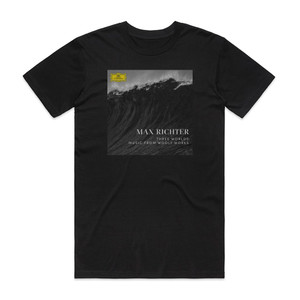 Max Richter Three Worlds Music From Woolf Works Album Cover T-Shirt Black Max Richter Three Worlds Music From Woolf Works Album Cover T-Shirt Black