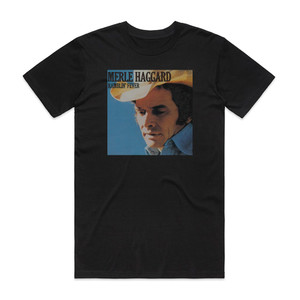 Merle Haggard Ramblin Fever Album Cover T-Shirt Black