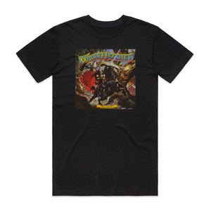 Molly Hatchet Lightning Strikes Twice Album Cover T-Shirt Black