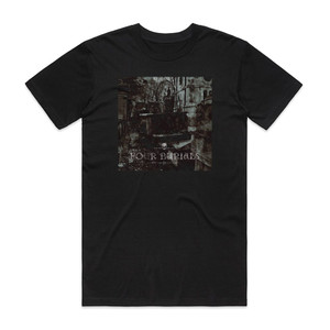 Mournful Congregation Four Burials Album Cover T-Shirt Black Mournful Congregation Four Burials Album Cover T-Shirt Black