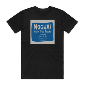 Mogwai Miami Vice Tracks Album Cover T-Shirt Black Mogwai Miami Vice Tracks Album Cover T-Shirt Black