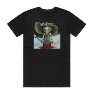 Maroon When Worlds Collide Album Cover T-Shirt Black Maroon When Worlds Collide Album Cover T-Shirt Black