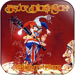 Bruce Dickinson Accident Of Birth Album Cover Sticker Bruce Dickinson Accident Of Birth Album Cover Sticker