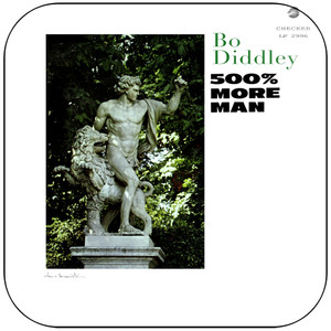 Bo Diddley 500 More Man Album Cover Sticker Bo Diddley 500 More Man Album Cover Sticker