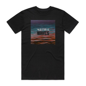 Metric Waves Album Cover T-Shirt Black Metric Waves Album Cover T-Shirt Black