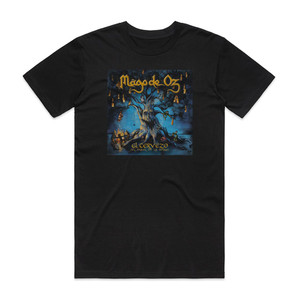 Mago de Oz El Cervezo El Rbol De La Birra Album Cover T-Shirt Black Mago de Oz El Cervezo El Rbol De La Birra Album Cover T-Shirt Black