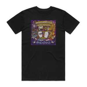 mc chris Marshmellow Playground Album Cover T-Shirt Black mc chris Marshmellow Playground Album Cover T-Shirt Black