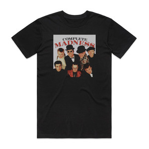 Madness Complete Madness 1 Album Cover T-Shirt Black Madness Complete Madness 1 Album Cover T-Shirt Black
