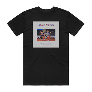 Madness Keep Moving Album Cover T-Shirt Black