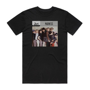 Madness 20Th Century Masters The Millennium Collection The Best Of M Album Cover T-Shirt Black