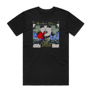 Mediaeval Baebes The Rose Album Cover T-Shirt Black Mediaeval Baebes The Rose Album Cover T-Shirt Black
