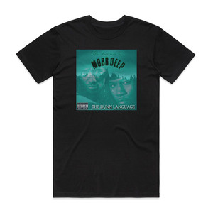 Mobb Deep The Dunn Language Album Cover T-Shirt Black Mobb Deep The Dunn Language Album Cover T-Shirt Black