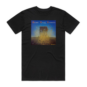 Michel Magne Elements La Terre Album Cover T-Shirt Black Michel Magne Elements La Terre Album Cover T-Shirt Black
