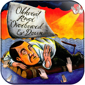 Okkervil River Overboard Down Album Cover Sticker Okkervil River Overboard Down Album Cover Sticker