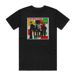 Manfred Mann Hit Mann The Essential Singles 1963 1969 Album Cover T-Shirt Black Manfred Mann Hit Mann The Essential Singles 1963 1969 Album Cover T-Shirt Black