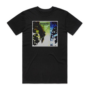 Moonspell The Butterfly Effect 1 Album Cover T-Shirt Black Moonspell The Butterfly Effect 1 Album Cover T-Shirt Black