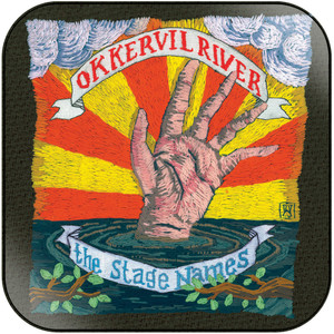 Okkervil River The Stage Names Album Cover Sticker Okkervil River The Stage Names Album Cover Sticker