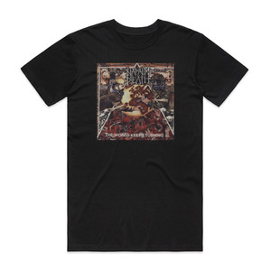 Napalm Death The World Keeps Turning Album Cover T-Shirt Black Napalm Death The World Keeps Turning Album Cover T-Shirt Black