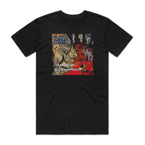 Napalm Death Harmony Corruption 1 Album Cover T-Shirt Black