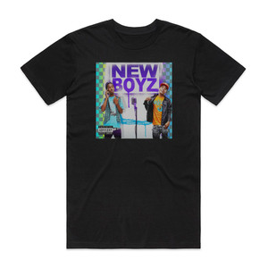 New Boyz Skinny Jeanz And A Mic Album Cover T-Shirt Black New Boyz Skinny Jeanz And A Mic Album Cover T-Shirt Black