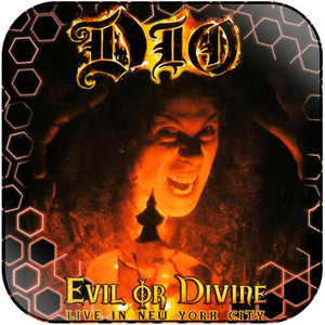 Dio Evil Or Divine Live In New York City Album Cover Sticker Dio Evil Or Divine Live In New York City Album Cover Sticker
