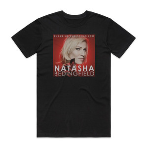 Natasha Bedingfield Shake Up Christmas 2011 Album Cover T-Shirt Black