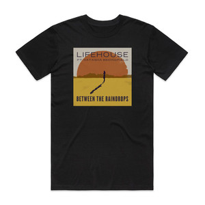 Natasha Bedingfield Between The Raindrops Album Cover T-Shirt Black Natasha Bedingfield Between The Raindrops Album Cover T-Shirt Black