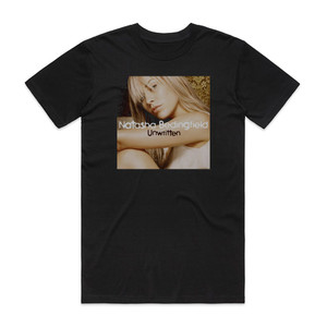 Natasha Bedingfield Unwritten 1 Album Cover T-Shirt Black Natasha Bedingfield Unwritten 1 Album Cover T-Shirt Black