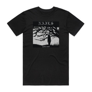Nails Unsilent Death Album Cover T-Shirt Black Nails Unsilent Death Album Cover T-Shirt Black